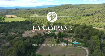 vue drone du domaine la campane